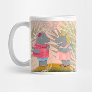 Arguing hippos 🦛🦛😤😠 Mug